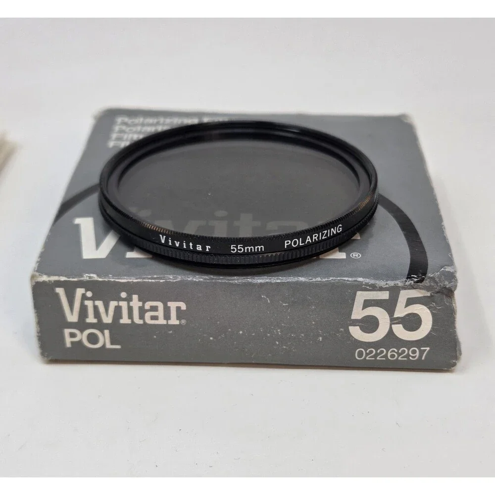 Vivitar Polarizer 55mm Lens Filter Linear Polar PL